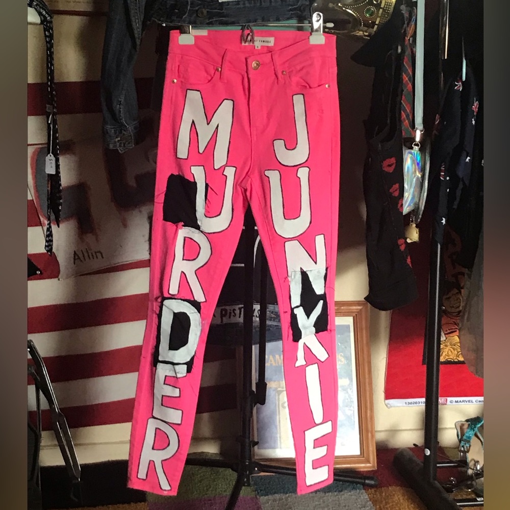 Sex Objects revamped “MurderJunkie” Pink Jeans